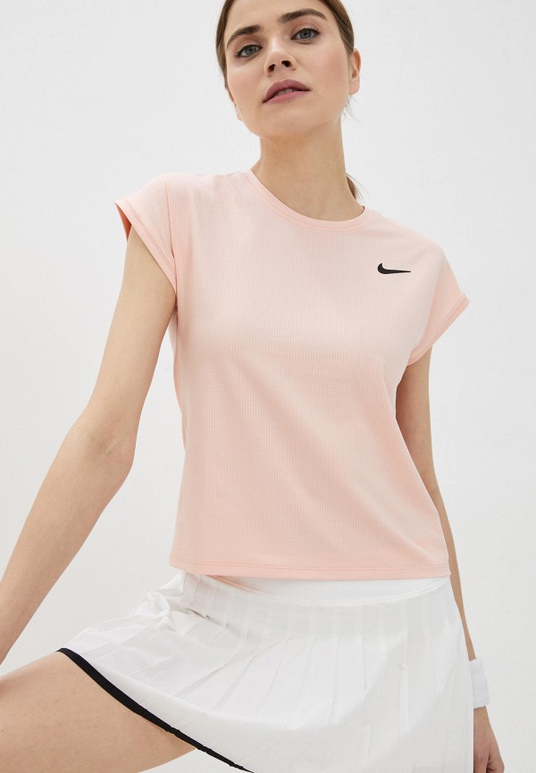 

Футболка спортивная Nike, Розовый, W NKCT DF VCTRY TOP SS