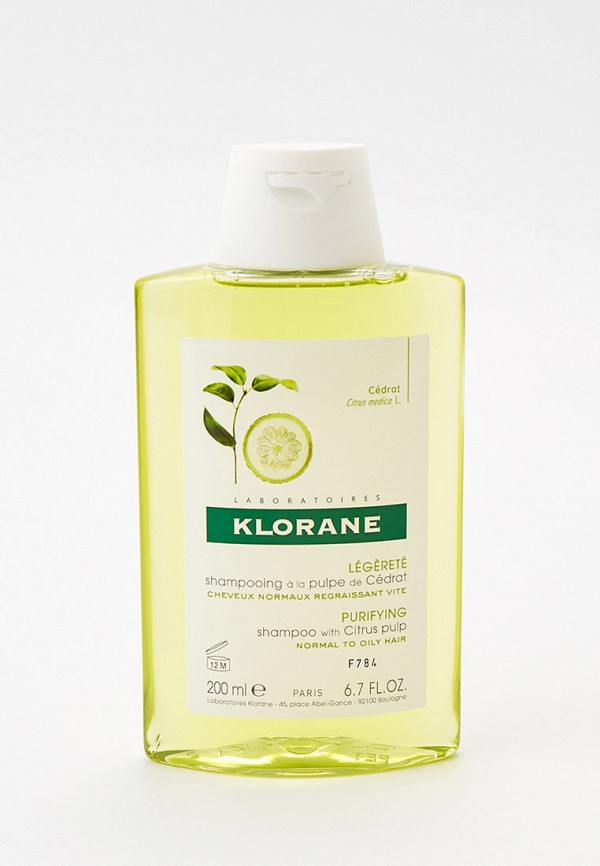 

Шампунь Klorane, Прозрачный, с мякотью цитрона, 200 мл