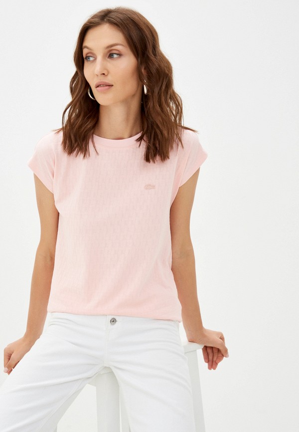 

Футболка Lacoste, Розовый