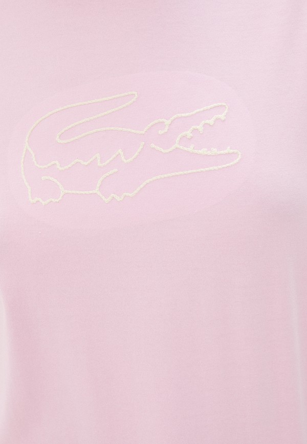 Футболка Lacoste цвет розовый  Фото 3