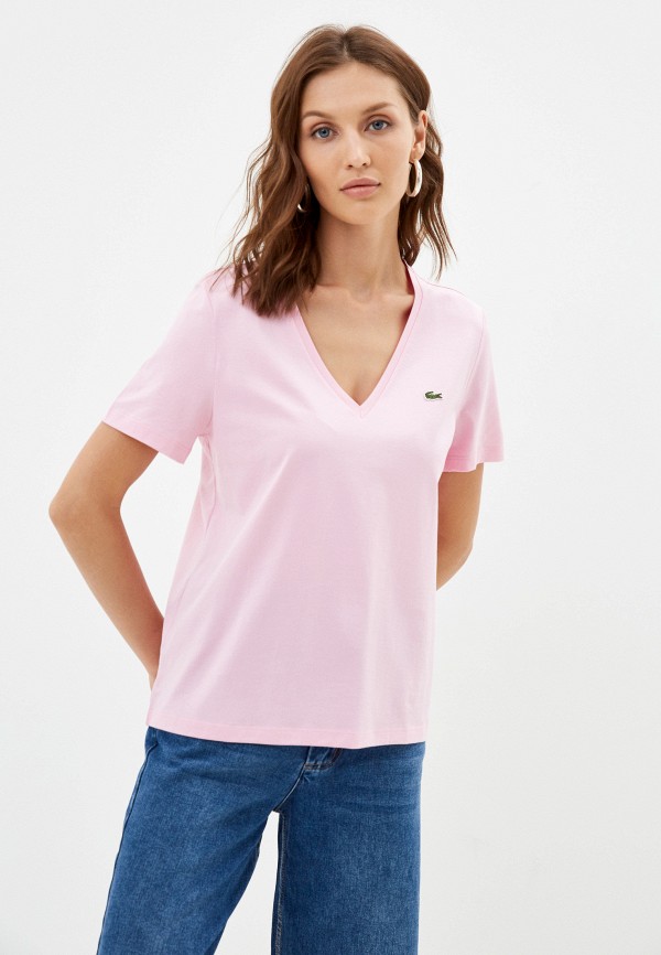 

Футболка Lacoste, Розовый