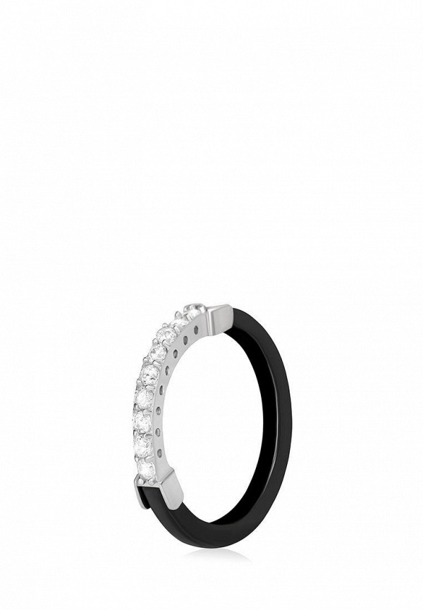 

Кольцо Silvex, Серебряный;черный, Silvex MP002XW08A3M