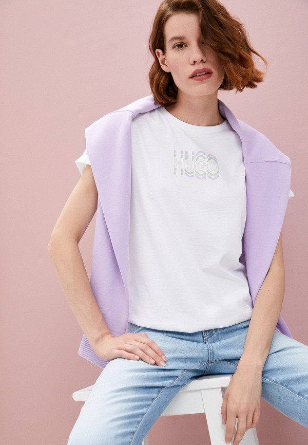 

Футболка Hugo, Белый, The Slim Tee 11