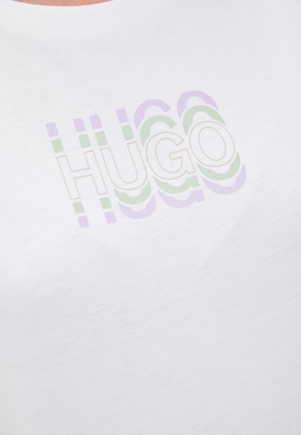 Футболка Hugo цвет белый  Фото 5