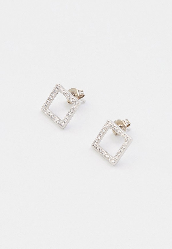 

Серьги Shine&Beauty, Серебряный, латунного сплава с покрытием серебром 925 пробы