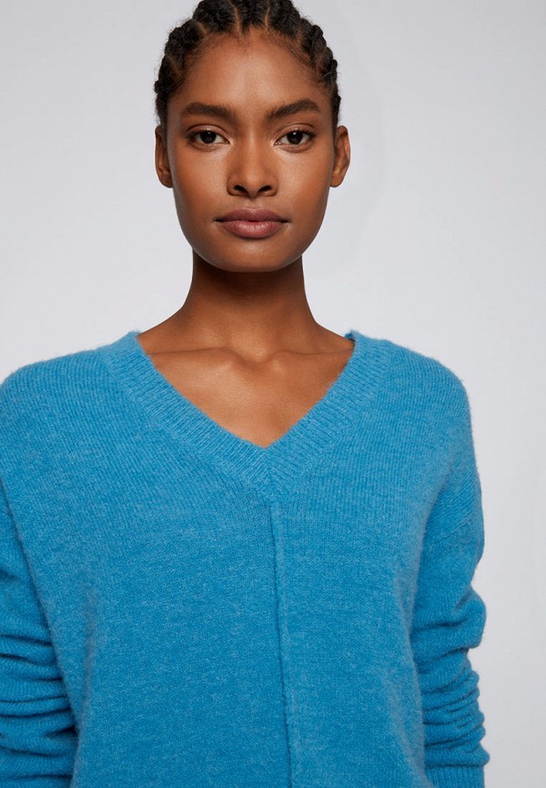 Пуловер Boss цвет синий  Фото 4