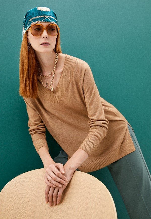 Пуловер Falconeri цвет коричневый  Фото 2