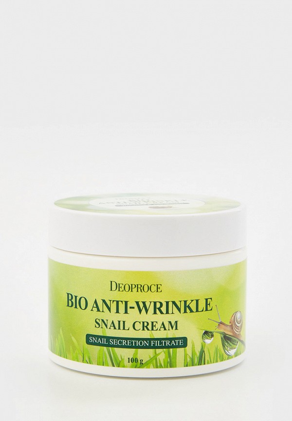 

Крем для лица Deoproce, Прозрачный, BIO ANTI-WRINKLE, 100 г.