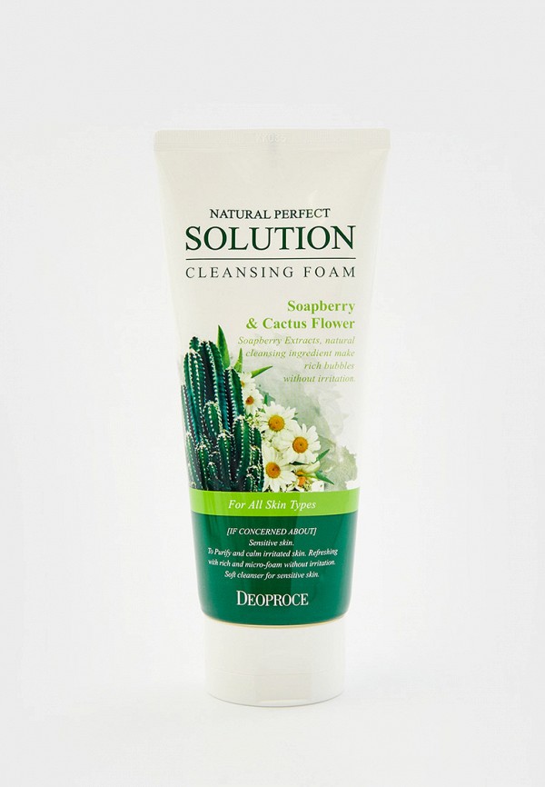 

Пенка для умывания Deoproce, Прозрачный, NATURAL PERFECT SOLUTION, 170 ml