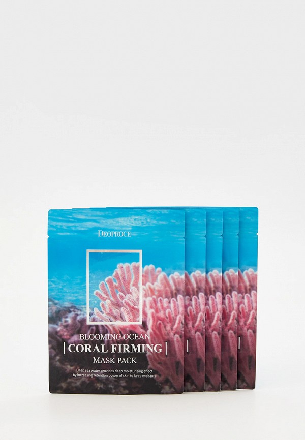 

Тканевая маска для лица Deoproce, Прозрачный, BLOOMING