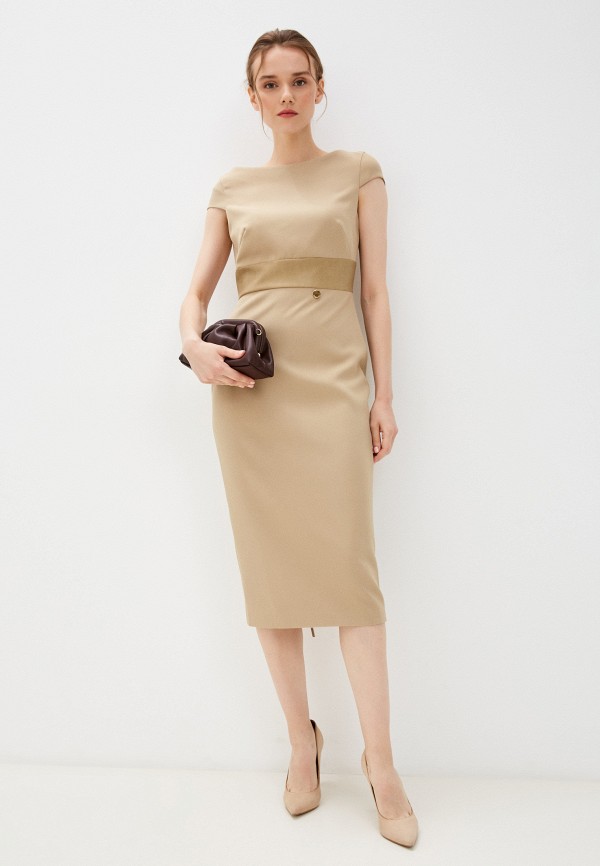 

Платье Rich & Naked, Бежевый, Wanda midi dress