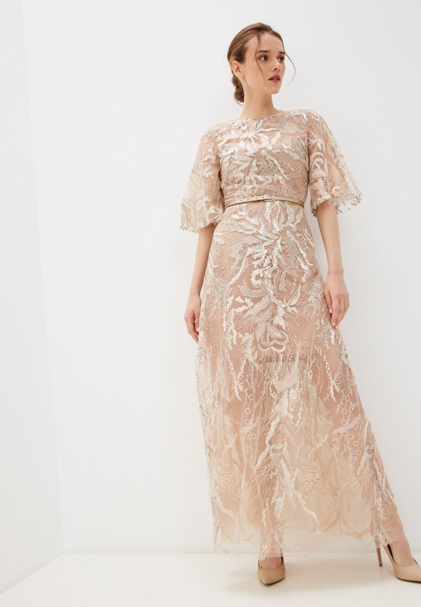 Платье Rich & Naked Edith gold maxi dress