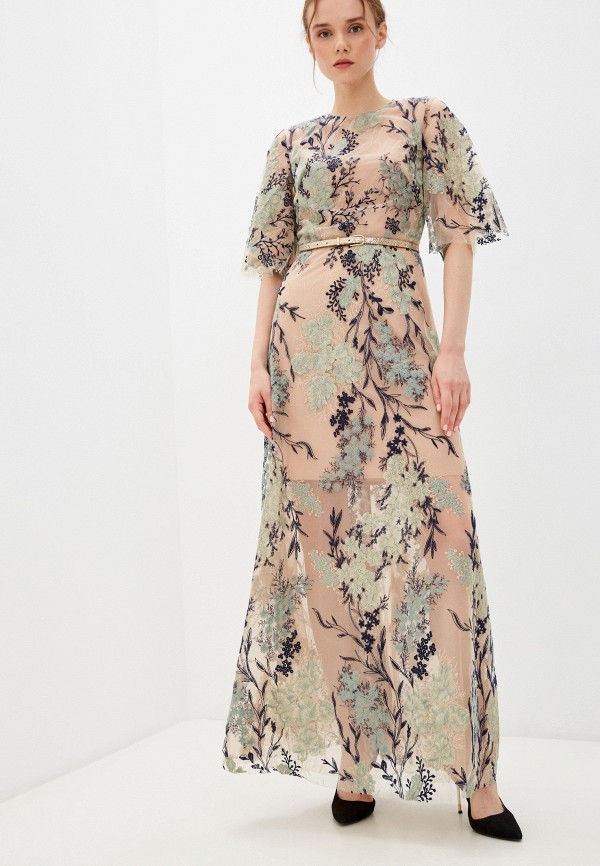 Платье Rich & Naked Edith gold maxi dress