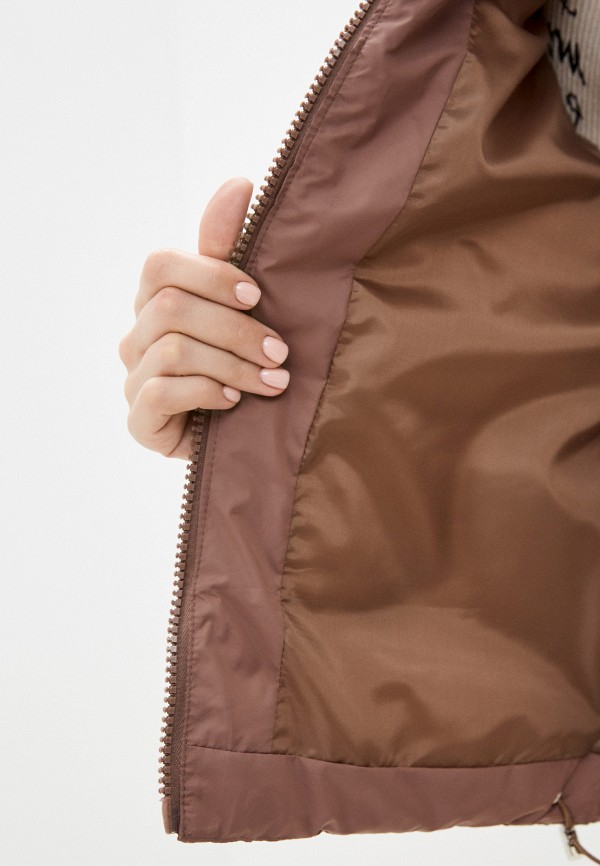 Куртка утепленная D.Jagazi цвет коричневый  Фото 4