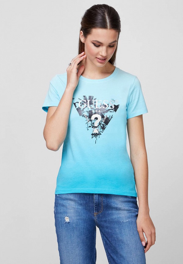 

Футболка Guess, Бирюзовый, Guess MP002XW08H9Y