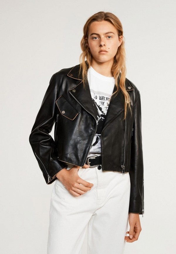 фото Куртка кожаная claudie pierlot