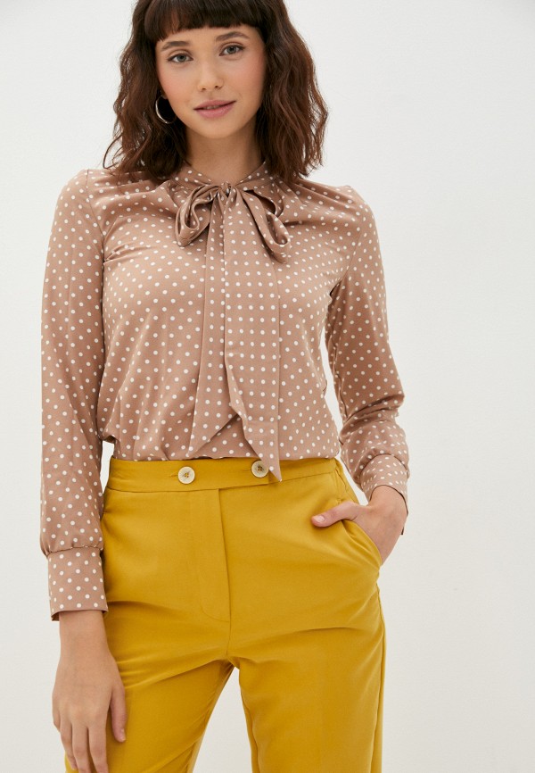 Блуза Sdress SANDRA, цвет коричневый, размер 42 - фото 1