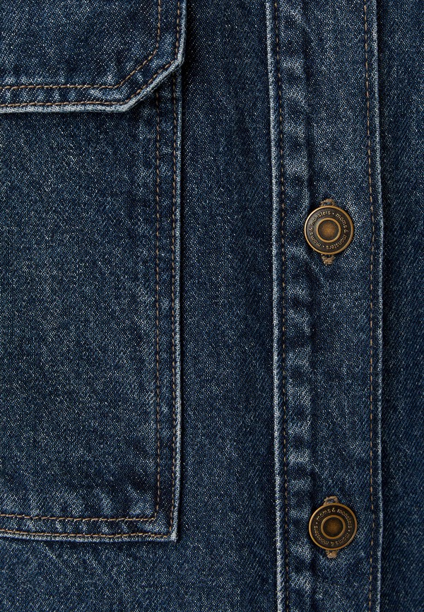 Рубашка джинсовая Sela цвет синий  Фото 5