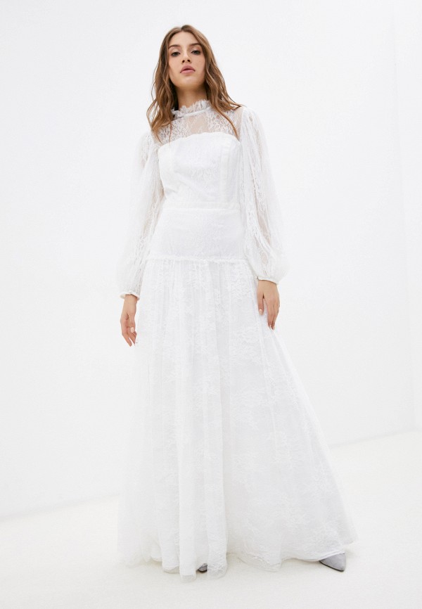 Платье Emilia Dell'oro. Цвет: белый. Сезон: Осень-зима 2021/2022.