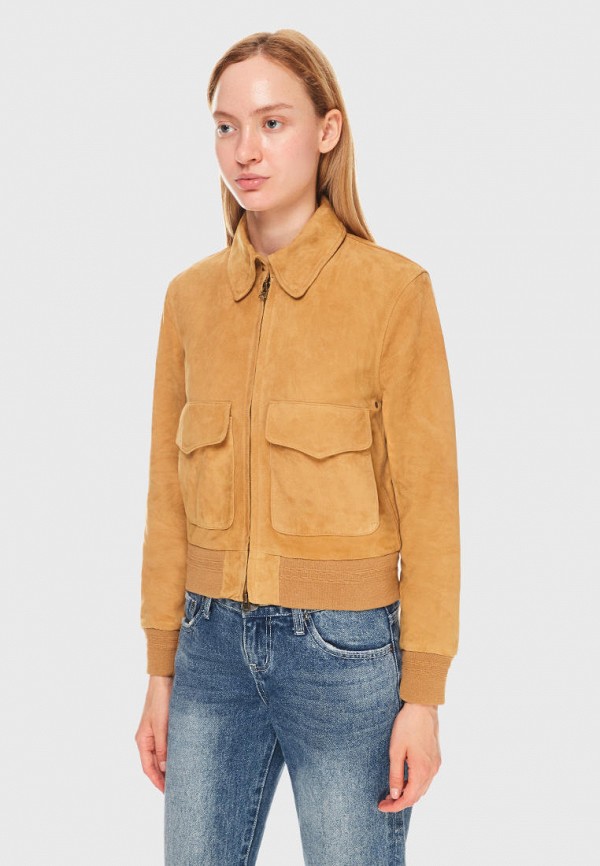 

Куртка кожаная Polo Ralph Lauren, Коричневый, Polo Ralph Lauren MP002XW08N7E