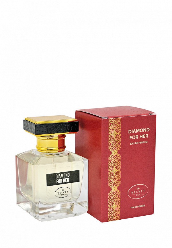 

Парфюмерная вода Velvet Sam, Прозрачный, DIAMOND FOR HER, 50мл