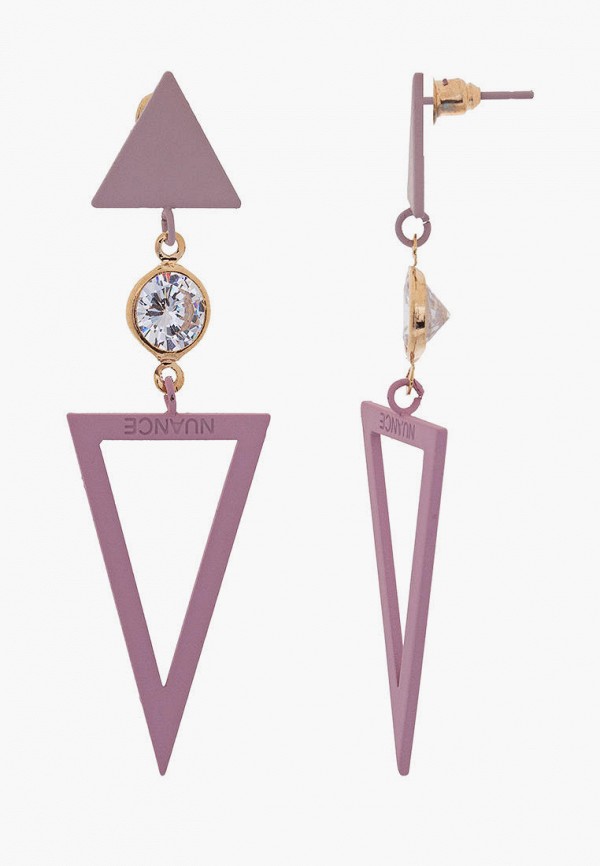 

Серьги Sherl, Золотой;фиолетовый, Sherl MP002XW08RGL