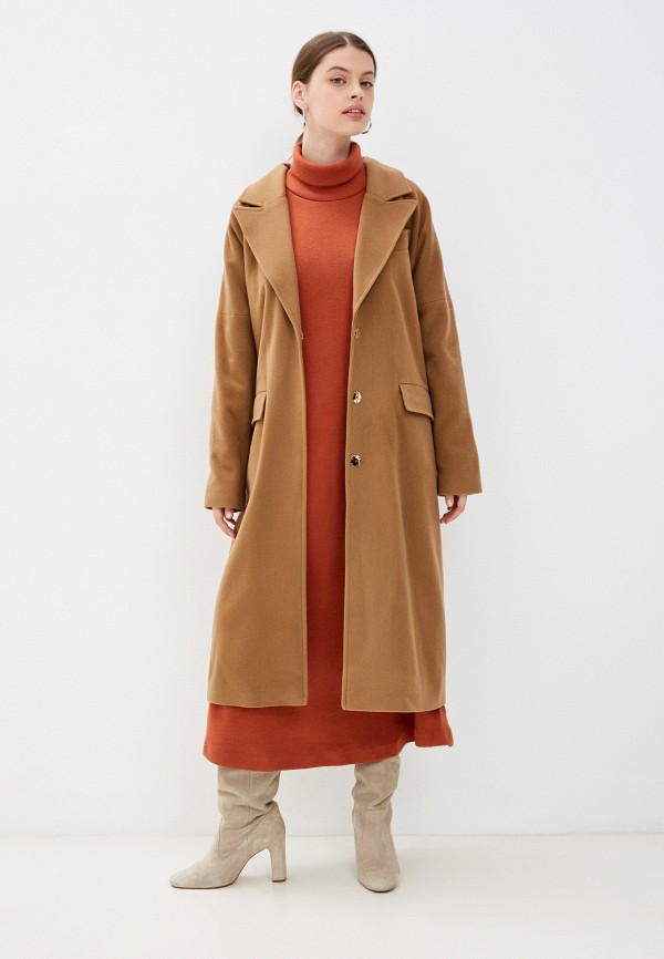 Пальто Belucci цвет коричневый  Фото 2