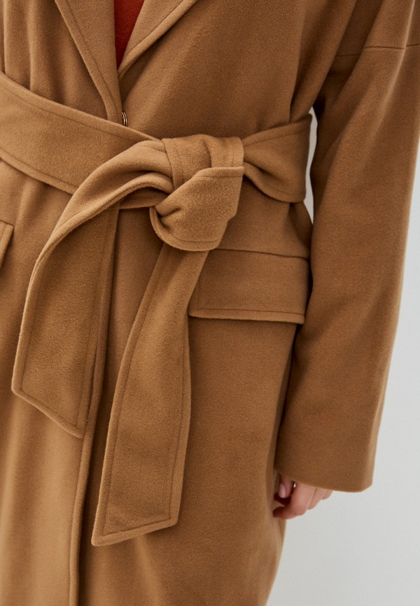 Пальто Belucci цвет коричневый  Фото 4