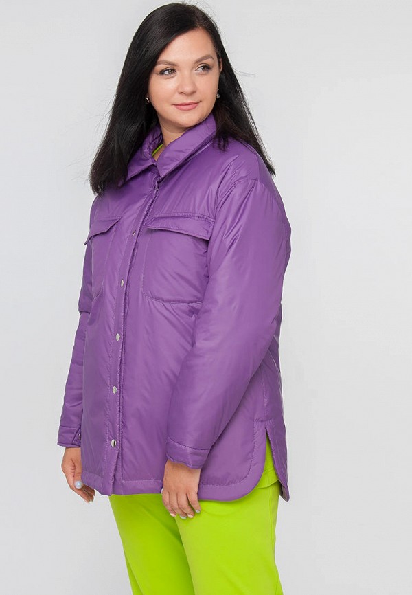Куртка утепленная Limonti фиолетового цвета