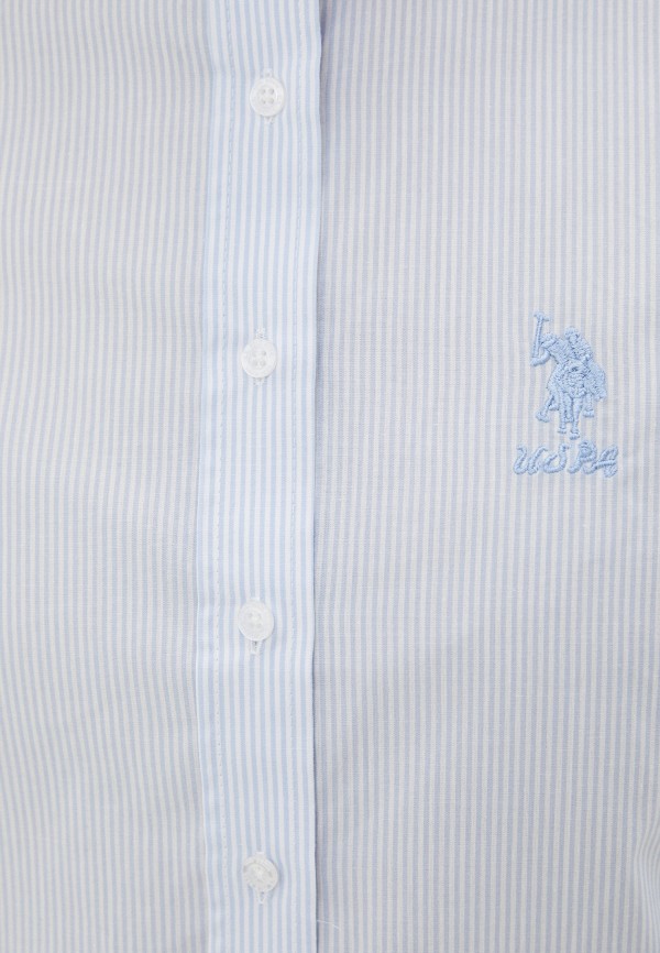 Рубашка U.S. Polo Assn. цвет голубой  Фото 4