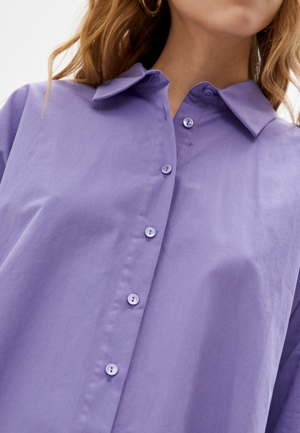 Рубашка DeFacto цвет фиолетовый  Фото 4