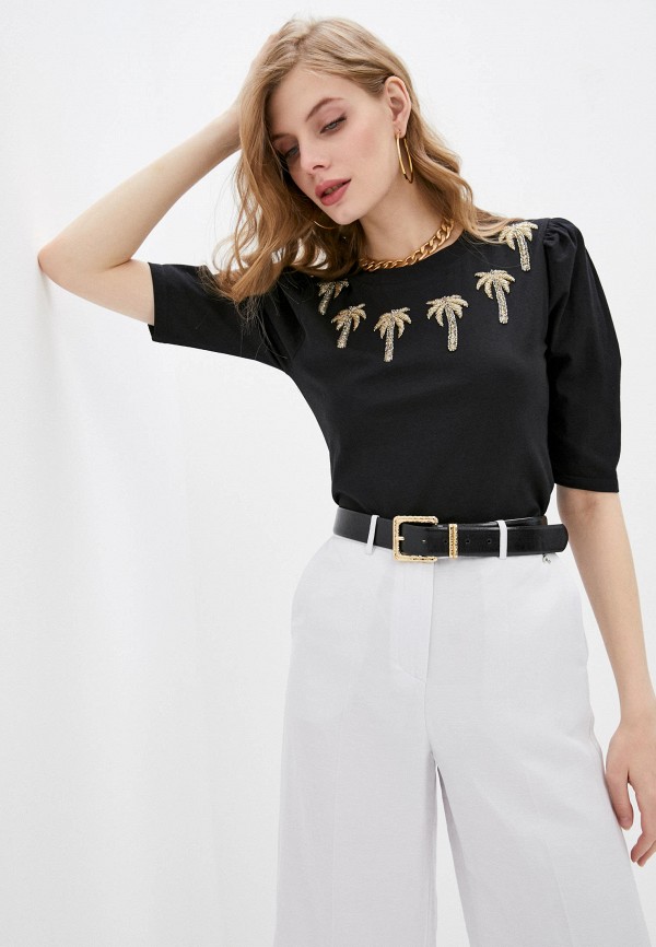 

Футболка Patrizia Pepe, Черный, Patrizia Pepe MP002XW08SG8