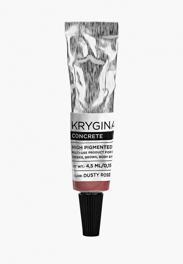 

Средство Krygina Cosmetics, Розовый, универсальное для макияжа. Кремовый пигмент Concrete Dusty Rose, 4,5 мл