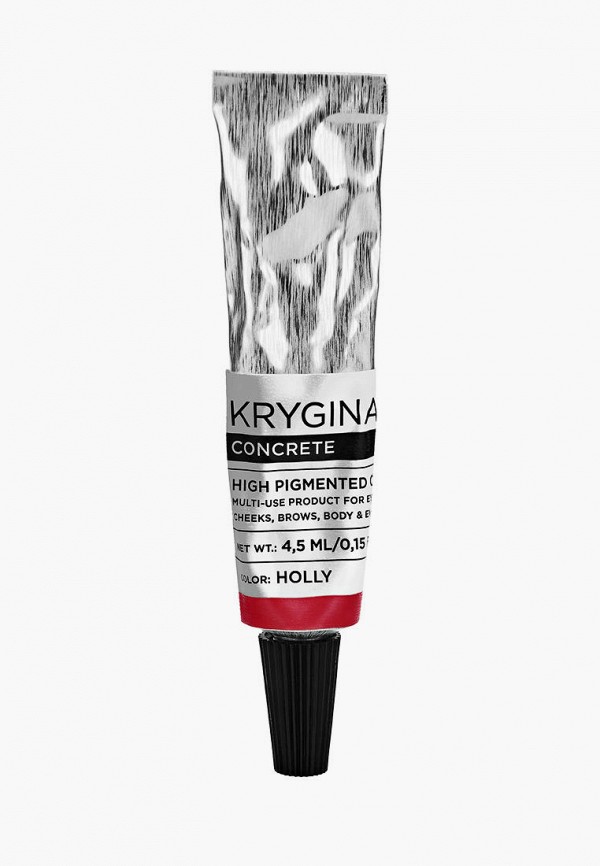 Пигмент для макияжа Krygina Cosmetics CONCRETE, универсальное средство, стойкий матовый финиш, тон holly, 4.5 мл