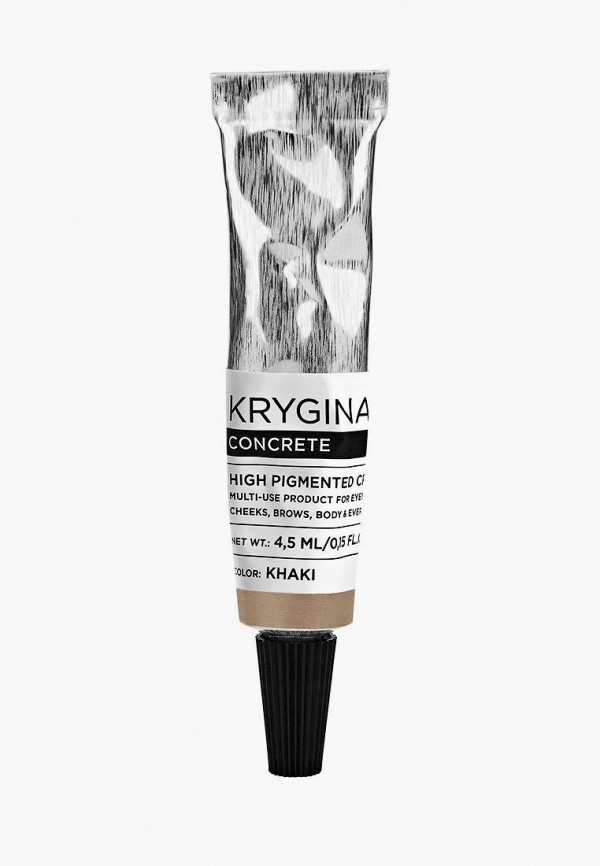 

Средство Krygina Cosmetics, Хаки, универсальное для макияжа. Кремовый пигмент Concrete Khaki, 4,5 мл