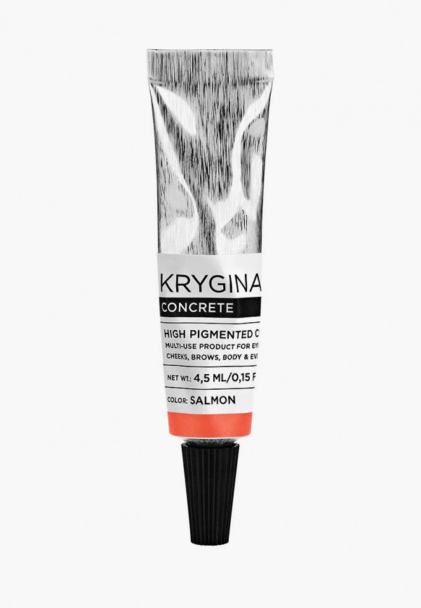 Пигмент для макияжа Krygina Cosmetics CONCRETE, универсальное средство, стойкий матовый финиш, тон salmon, 4.5 мл