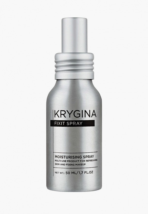 

Фиксатор для макияжа Krygina Cosmetics, Прозрачный, Мультифункциональный спрей Fixit Spray 50 мл