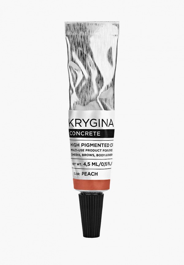 

Средство Krygina Cosmetics, Розовый, универсальное для макияжа. Кремовый пигмент Concrete Peach, 4,5 мл