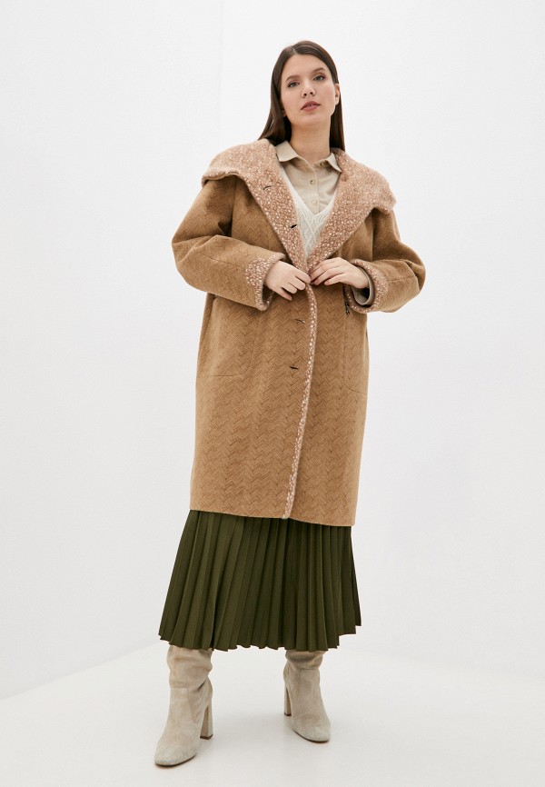 Пальто Louren Wilton цвет коричневый  Фото 2