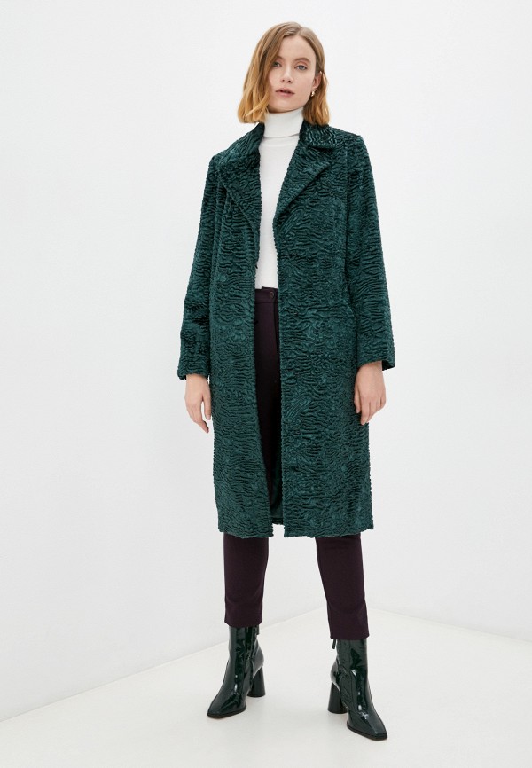 Пальто Vera Yakimova цвет зеленый  Фото 2
