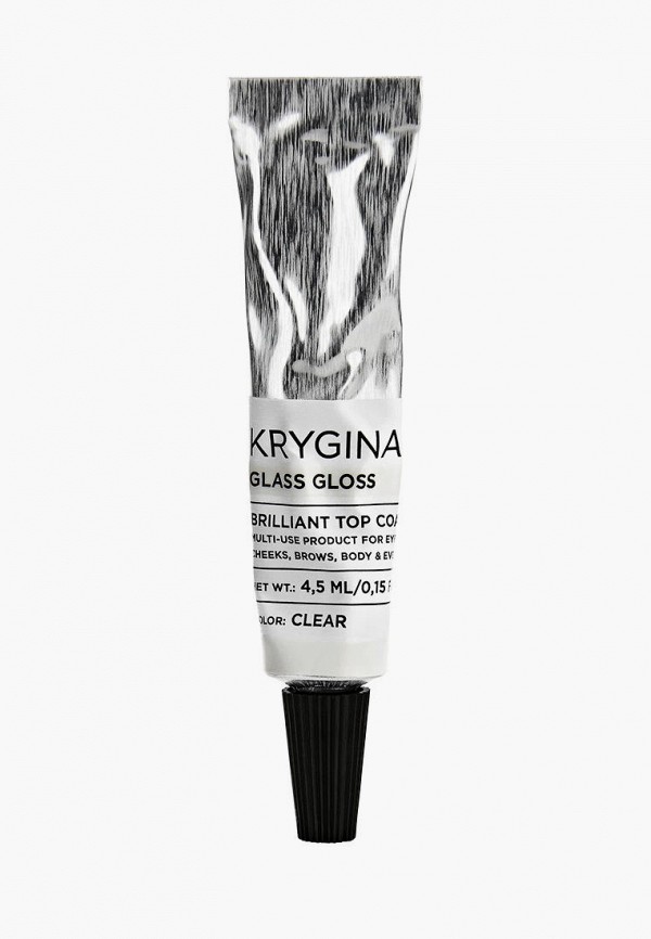 

Блеск для губ Krygina Cosmetics, Прозрачный, Мультифункциональный Glass Gloss, 4,5 мл