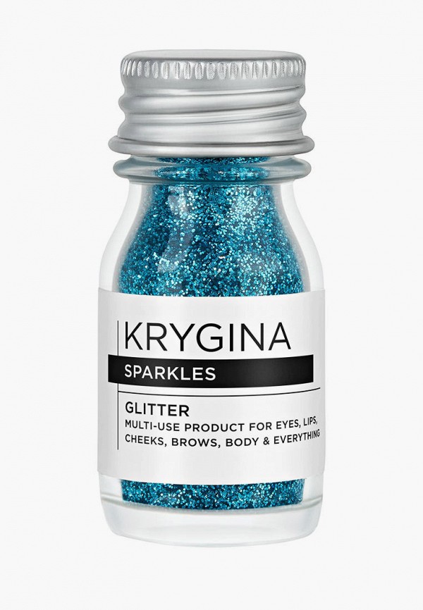 

Глиттер Krygina Cosmetics, Синий, Мультифункциональные блестки Sparkles Blue, 7 г