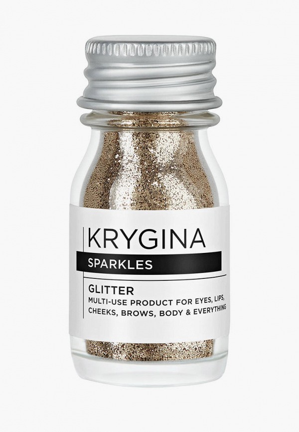 

Глиттер Krygina Cosmetics, Золотой, мультифункциональные блестки Sparkles Sand, 9 г