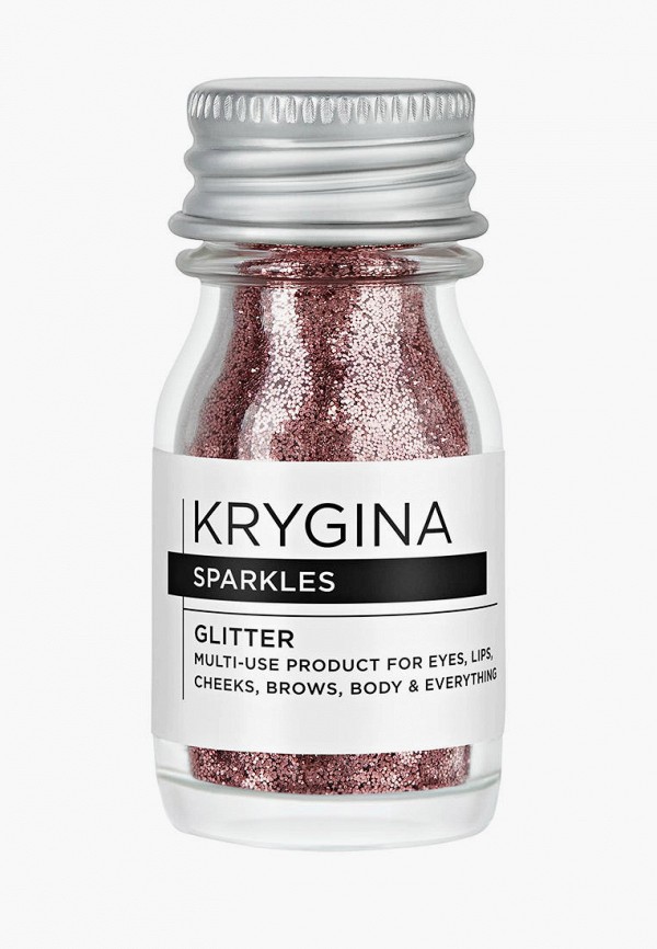 

Глиттер Krygina Cosmetics, Розовый, мультифункциональные блестки Sparkles Lilac, 7 г