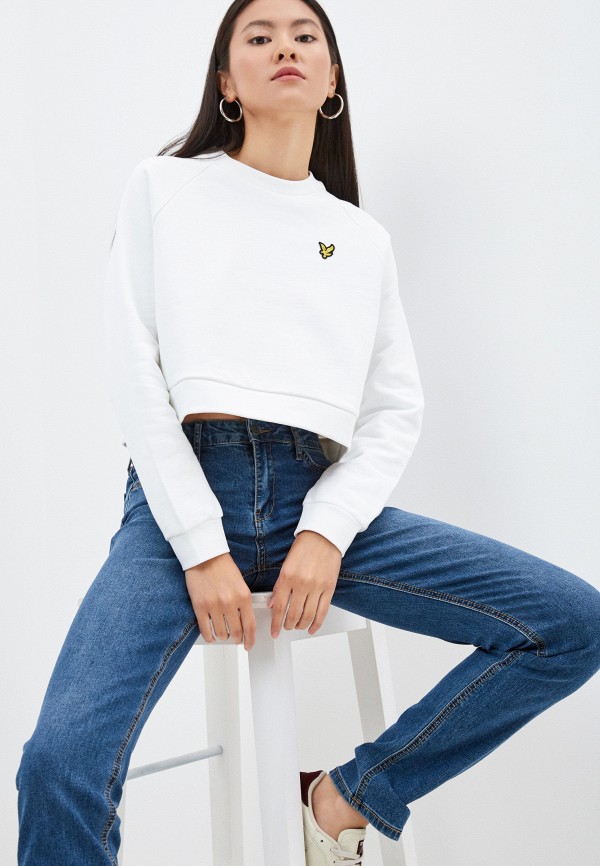 

Свитшот Lyle & Scott, Белый, Cropped Sweatshirt