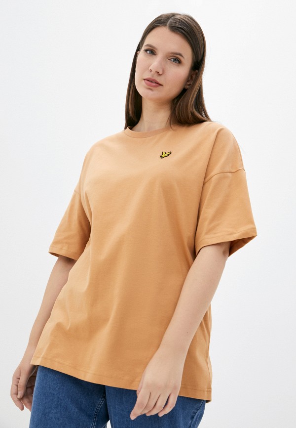 

Футболка Lyle & Scott, Коричневый, Oversized T-shirt