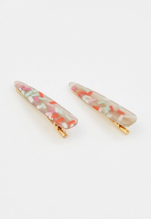 

Заколки 2 шт. Beautyparad, Серый, CANDY