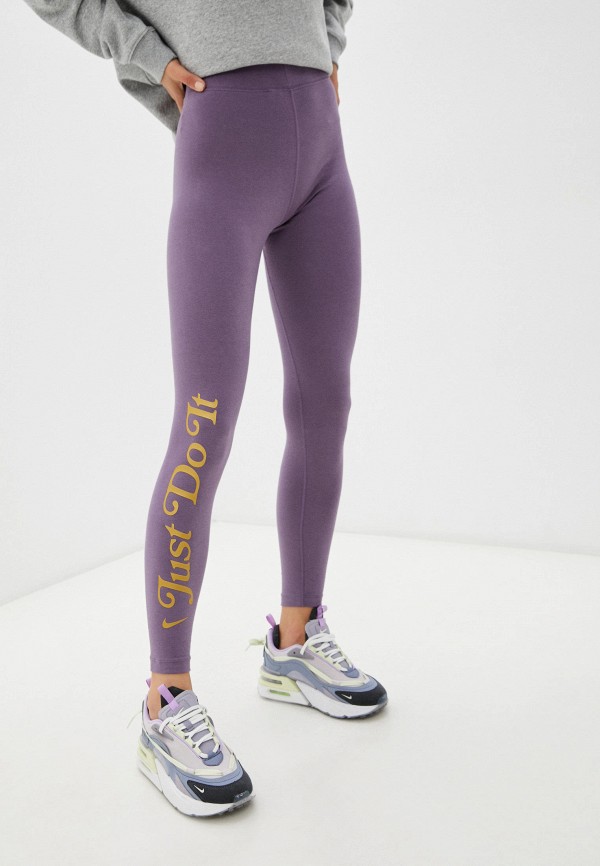 

Леггинсы Nike, Фиолетовый, W NSW FEMME LGGING HBR HR