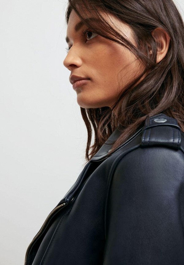 

Куртка кожаная Maje, Синий, Maje MP002XW096WC