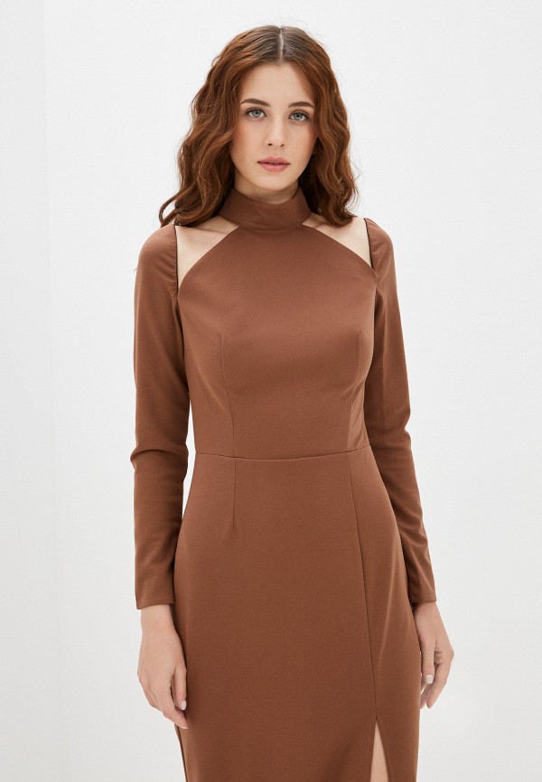 Платье Lipinskaya-Brand цвет коричневый  Фото 2
